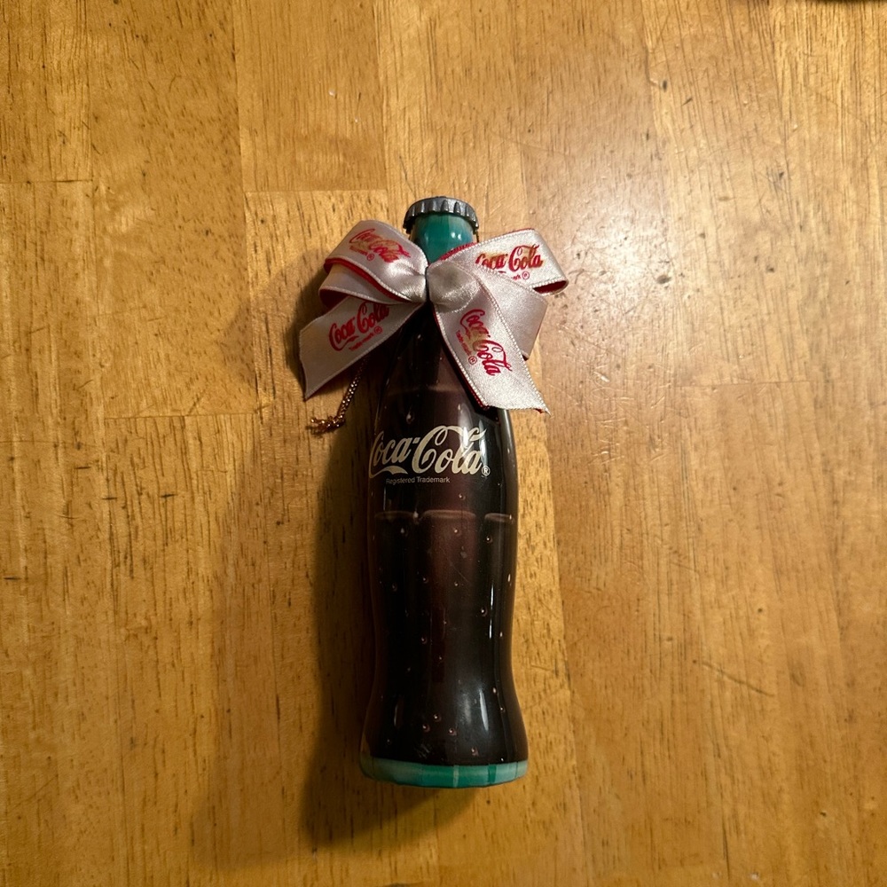 Vintage Coca Cola Bottle Ornament